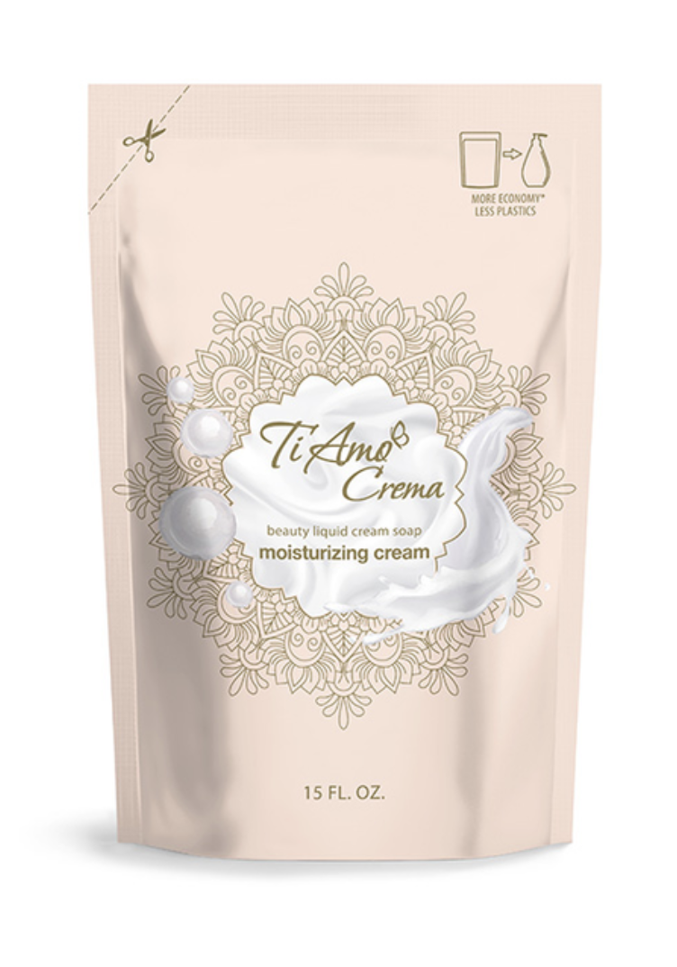 Крем-мило косметичне рідке Зволожуючий крем Ti Amo Crema 450мл